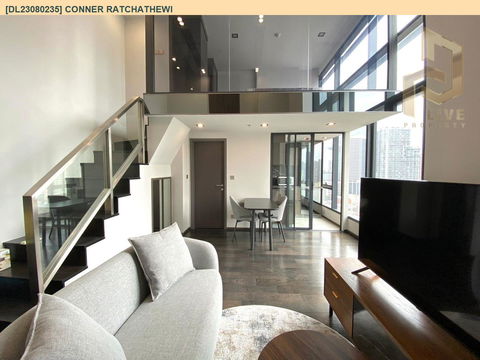 DL23080235 Condo for rent, Conner Ratchathewi near BTS Ratchathewi, ready to move in, call urgently 0656133286 LineID @655ebbvc