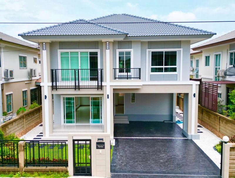 ขายบ้านเดี่ยว : ขายบ้านเดี่ยว รีโนเวทแล้ว พร้อมเฟอร์บิ้วอิน “ภัสสร-เพรสทีจ” พุทธมณฑลสาย4  55.7 ตรว. 