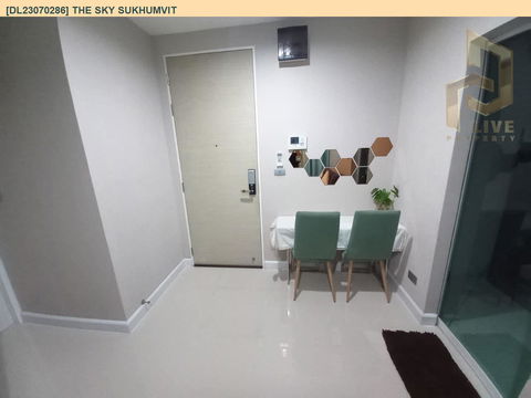DL23070286 Condo for rent, The Sky Sukhumvit near BTS Udom Suk, ready to move in, call urgently 0656133286 LineID @655ebbvc