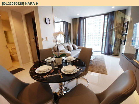 DL23060425 Condo for rent, Nara 9 near BTS Chong Nonsi, ready to move in, call urgently 0614453194 LineID @162cjixi