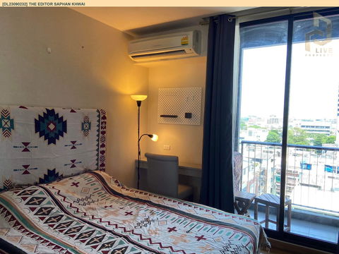 DL23090232 Condo for rent, The Editor Saphan Khwai near BTS Saphan Khwai, ready to move in, call urgently 0656133286 LineID @655ebbvc