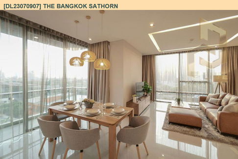 DL23070907 ให้เช่าคอนโด เดอะ แบงค็อก สาทร (The Bangkok Sathon) ใกล้ BTS สุรศักดิ์ พร้อมเข้าอยู่ โทรด่วน 0638692663 LineID @655ebbvc