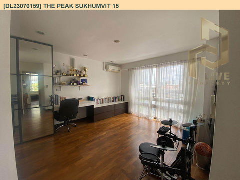 DL23070159 Condo for rent, The Peak Sukhumvit 15 near BTS นานา, ready to move in, call urgently 0656133286 LineID @655ebbvc