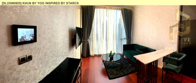 คอนโดให้เช่า : DL23060920 ให้เช่าคอนโด คุณ บาย ยู อินสไปร์ บาย สตาร์ค (KHUN by YOO inspired by Starck) ใกล้ BTS ทองหล่อ พร้อมเข้าอยู่ โทรด่วน 0653619502 LineID @952jdxxk