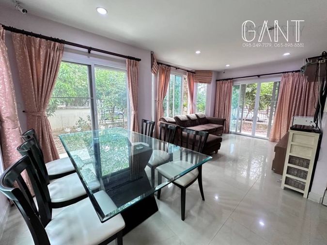 3-bed house for sale, 161 sqm, 65.2 sq wah, Perfect Park Suwannabhumi