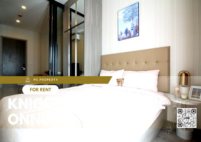 Condos for rent : For rent 📣Knightsbridge Prime Onnut📣 furniture, complete electrical appliances, near BTS On Nut.