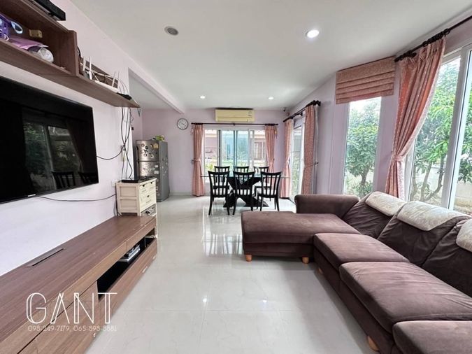 3-bed house for sale, 161 sqm, 65.2 sq wah, Perfect Park Suwannabhumi