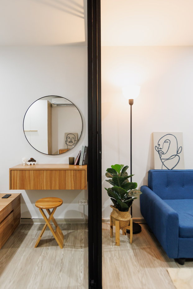 รูป 【Owner Post】RYE หัวหมาก คอนโดใกล้ สถานี หัวหมาก | ห้อง 1 Bed แต่งสวย | เฟอร์ครบพร้อมอยู่ | เพียง 11,500/เดือน - รูปที่ 6/24