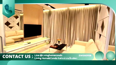 Condos for sale BTS On Nut : For sale with tenant The Room Sukhumvit 69, 2br, beautifully decorated, near BTS Phra Khanong only 50 m.