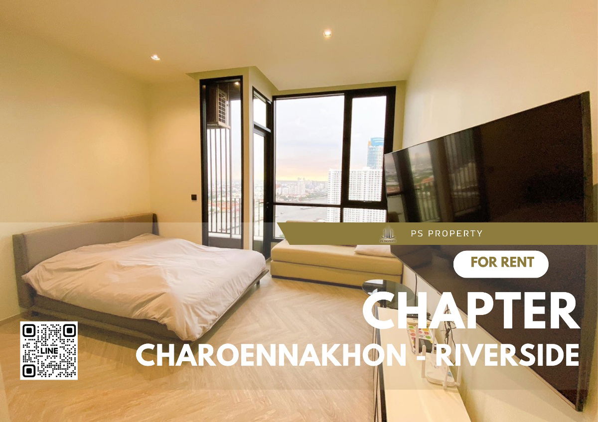 รูป ให้เช่า📌Chapter Charoennakhon - Riverside📌 วิวแม่น้ำเอเชียทีค เฟอร์นิเจอร์ เครื่องใช้ไฟฟ้าครบ - รูปที่ 1/12