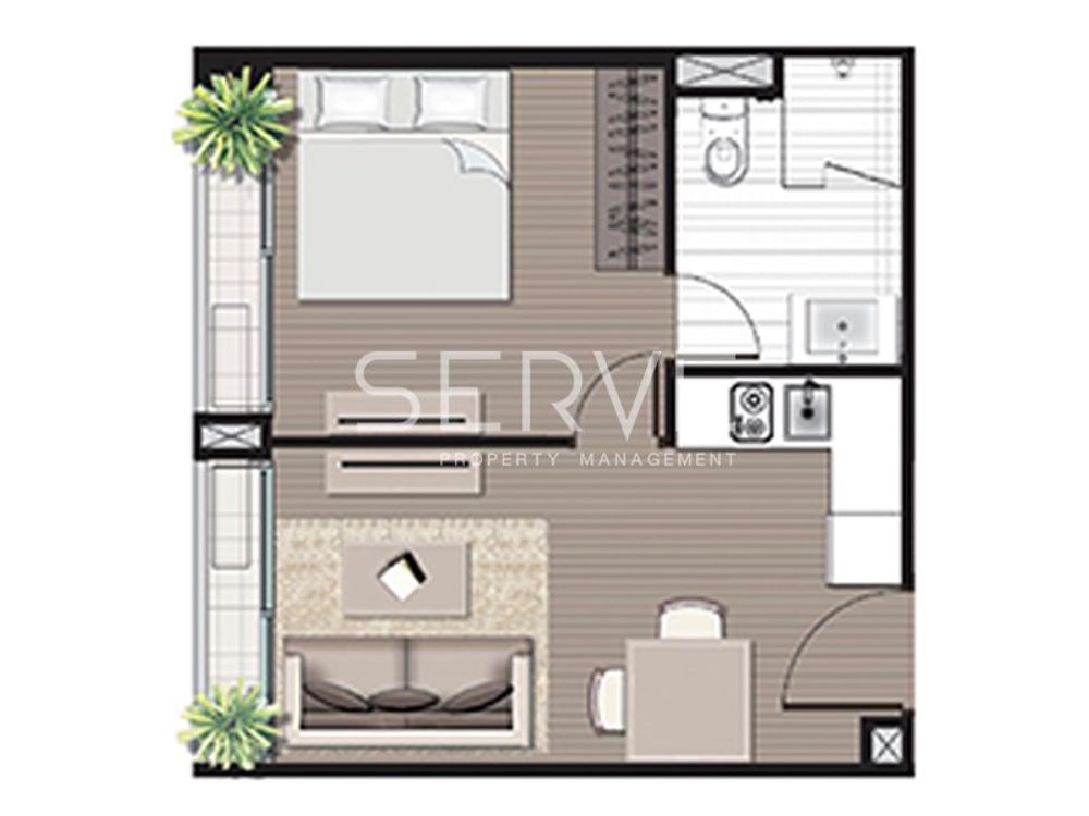 รูป Real 1 Bed Corner Unit on High Fl. // Bright & Quiet with Good Deal-Noble Revo Silom (โนเบิล รีโว สีลม) - รูปที่ 5/5