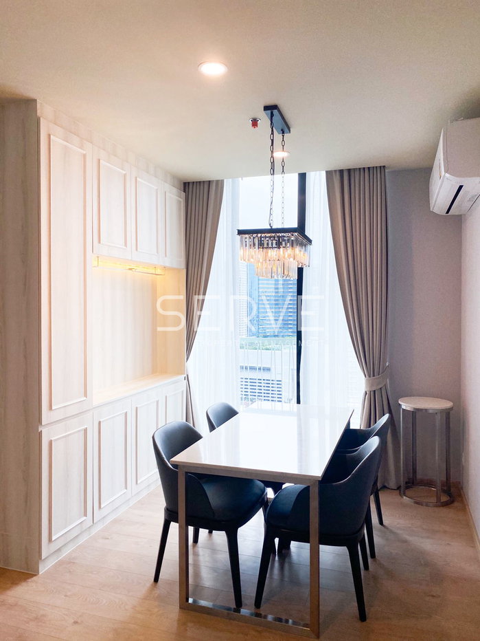 รูป Nice Room 2 Beds on High Fl. 25+ Good Location Close to BTS Asok & MRT Sukhumvit 550 m. / For Rent-Noble Recole Sukhumvit 19 (โนเบิล รีโคล สุขุมวิท 19) - รูปที่ 7/11