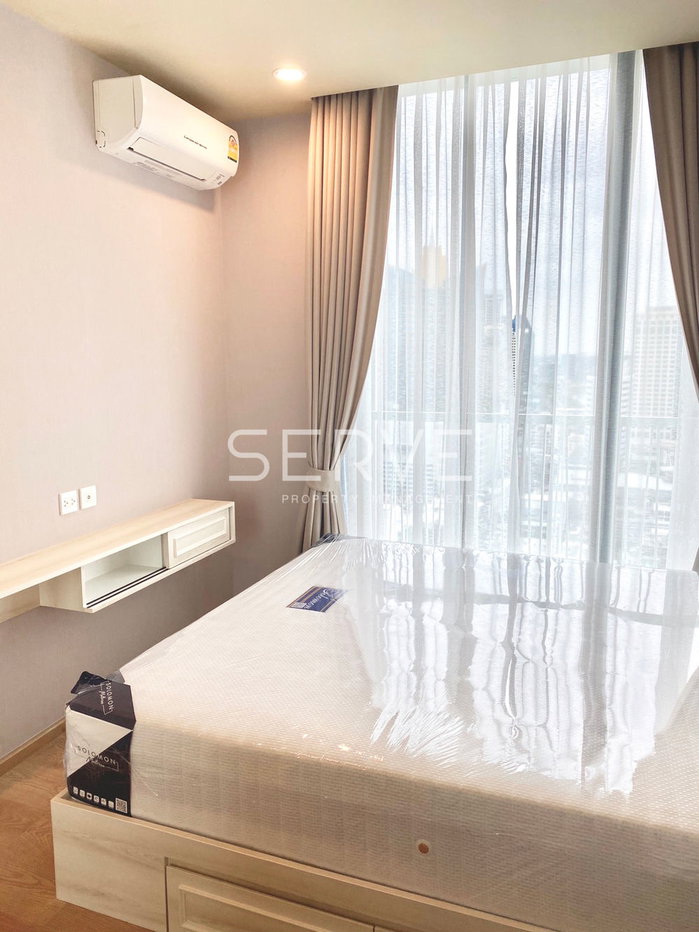 รูป Nice Room 2 Beds on High Fl. 25+ Good Location Close to BTS Asok & MRT Sukhumvit 550 m. / For Rent-Noble Recole Sukhumvit 19 (โนเบิล รีโคล สุขุมวิท 19) - รูปที่ 4/11