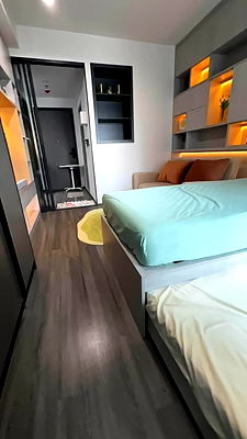 Condos for rent Central Silom : ICS113 For rent, Ideo Chula Samyan, 21st floor, Building A, city view, 30.81 sq m., 1 bedroom, 1 bathroom, 24,000 baht. 064-959-8900