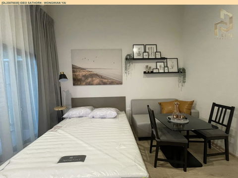 DL23070035 Condo for rent, IDEO Sathorn - Wongwian Yai near BTS Wongwian Yai, ready to move in, call urgently 0638692663 LineID @897iyzll