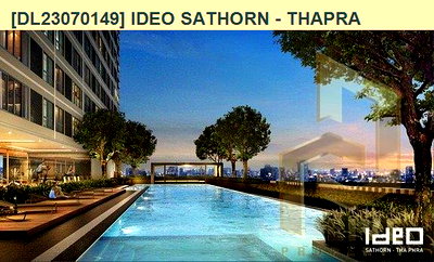 คอนโดให้เช่า : DL23070149 ให้เช่าคอนโด ไอดีโอ สาทร - ท่าพระ (IDEO Sathorn - Thapra) ใกล้ BTS โพธิ์นิมิตร พร้อมเข้าอยู่ โทรด่วน 0653619502 LineID @952jdxxk