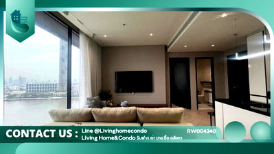 คอนโดให้เช่า : For rent Chapter Charoennakhon- Riverside 2นอน 2น้ำ หรูหรา วิวแม่น้ำ Free Wifi LH-RW004340