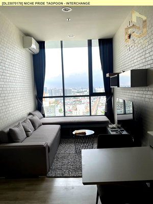 Condos for rent MRT Bang Sue : DL23070178 Condo for rent, Niche Pride Taopoon - Interchange near MRT เตาปูน, ready to move in, call urgently 0614453194 LineID @162cjixi