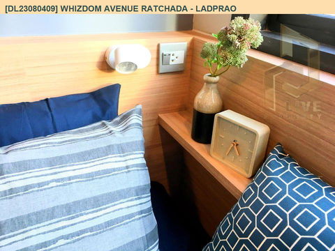 DL23080409 Condo for rent, Whizdom Avenue Ratchada - Ladprao near MRT ลาดพร้าว, ready to move in, call urgently 0656133286 LineID @534wlwof