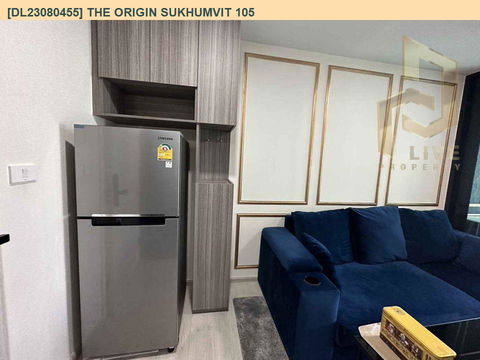 DL23080455 Condo for rent, The Origin Sukhumvit 105 near BTS Bearing, ready to move in, call urgently 0656133286 LineID @655ebbvc
