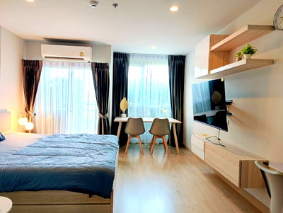 Condos for rent Union Mall : For rent Lumpini Selected Sutthisan-Saphankwai. Beautiful room with garden view with washing machine near BTS Saphan Khwai. Contact 062-262-5946.