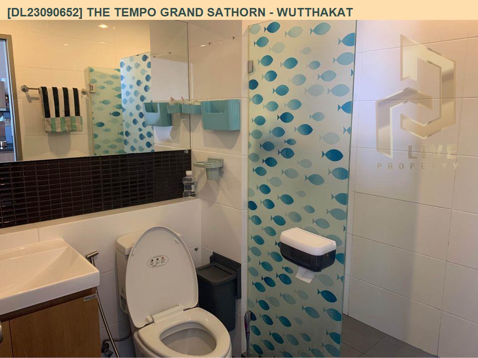 รูป DL23090652 ให้เช่าคอนโด เดอะ เทมโป แกรนด์ สาทร - วุฒากาศ (The Tempo Grand Sathorn - Wutthakat) ใกล้ BTS วุฒากาศ พร้อมเข้าอยู่ โทรด่วน 0614453194 LineID @162cjixi - รูปที่ 5/8
