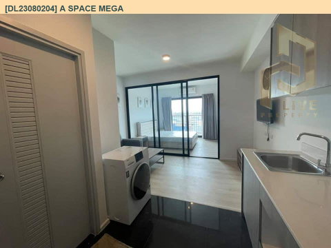 DL23080204 Condo for rent, A space mega near -, ready to move in, call urgently 0653619502 LineID @952jdxxk