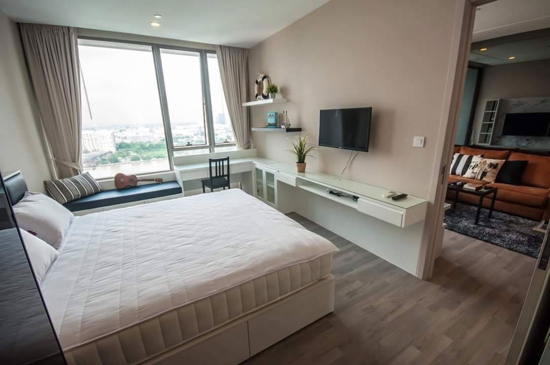 picture Hot! For rent,  333 Riverside,1-bed 46 sqm , floor17 River and pool view (with washing machine)🆔 line: ey_annie - 4/15