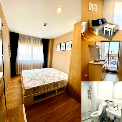 คอนโดให้เช่า : ให้เช่าคอนโดเสนาคิทท์ ฉลองกรุง-ลาดกระบัง เฟอร์ครบ ที่นอนยางพารา