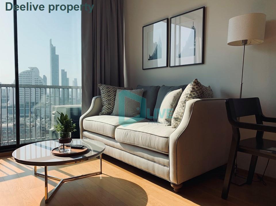 picture DL007823 Condo for rent, Noble Revo Silom near BTS Surasak, ready to move in, call urgently 0656133286 LineID @655ebbvc - 1/8