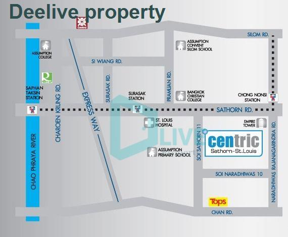 picture DL009087 Condo for rent, Centric Sathorn - Saint Louis near BTS Surasak, ready to move in, call urgently 0653619502 LineID @534wlwof - 8/8