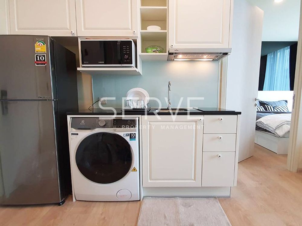 รูป 1 Bed Nice Room Unit Asoke Area New Condo Close to BTS Asok & MRT Sukhumvit 550 m. / For Rent-Noble Recole Sukhumvit 19 (โนเบิล รีโคล สุขุมวิท 19) - รูปที่ 4/9