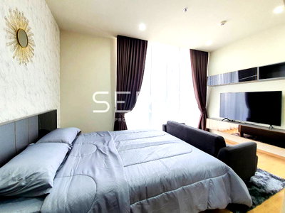 Condos for rent : Studio with Partition Modern Style New Condo Close to BTS Phrom Phong station 500 m./Condo For Rent-Noble Around 33