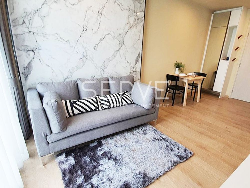 รูป 1 Bed Nice Room Unit Asoke Area New Condo Close to BTS Asok & MRT Sukhumvit 550 m. / For Rent-Noble Recole Sukhumvit 19 (โนเบิล รีโคล สุขุมวิท 19) - รูปที่ 2/9