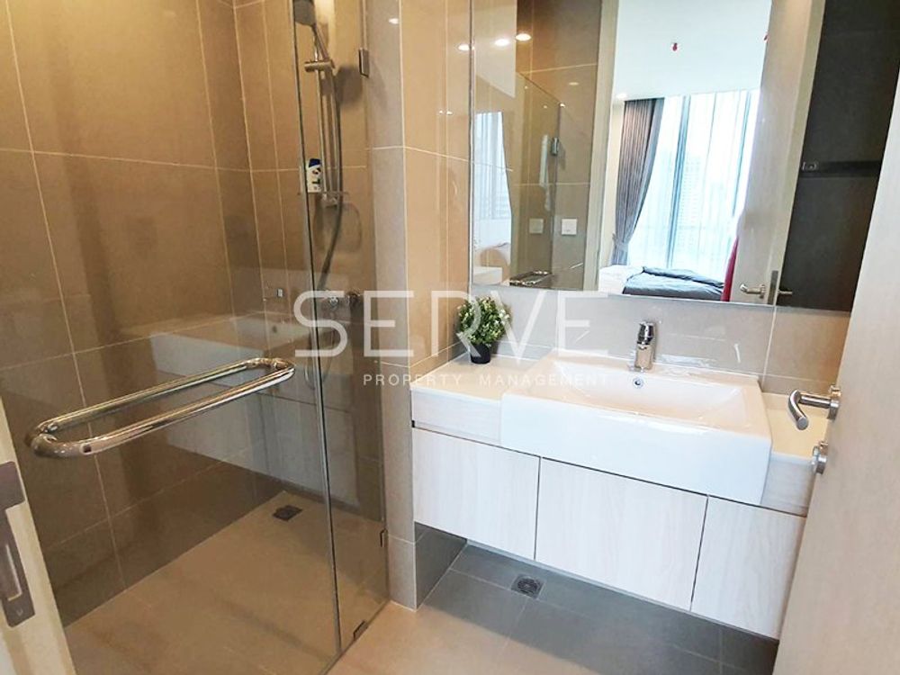 รูป 1 Bed Nice Room Unit Asoke Area New Condo Close to BTS Asok & MRT Sukhumvit 550 m. / For Rent-Noble Recole Sukhumvit 19 (โนเบิล รีโคล สุขุมวิท 19) - รูปที่ 8/9