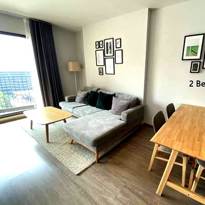 คอนโดให้เช่า : LTH10334–Rhythm Ekkamai FOR RENT size 70 Sq.m. 2 beds 2 baths Near BTS Ekkamai Station ONLY 63K/Month