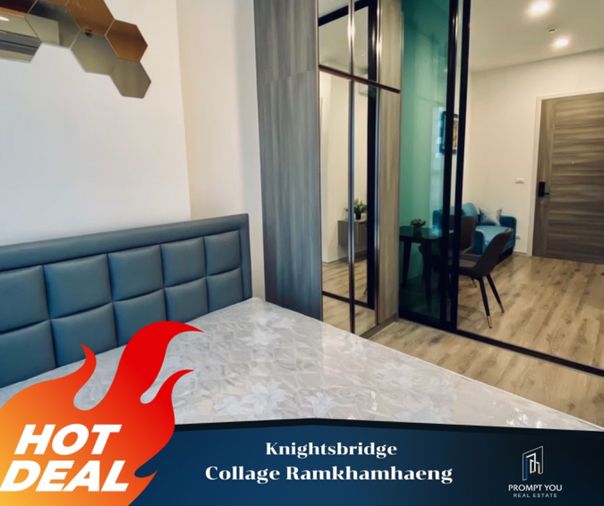 จองด่วน !! 🔥 Knightsbridge Collage Ramkhamhaeng 🔥ราคาพิเศษ พร้อมเข้าอยู่ //สอบถามเพิ่มเติมที่ LineIOfficial:@Promptyou