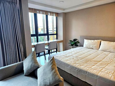 Condos for rent : G8017💛中国客户，请加微信。(在联系方式的旁边)For rent Walden Asoke Line ❤️💜@condopremium💜❤️Ready to move in ⬛🟨 📞 065 695 3645🟨⬛