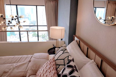 Condos for rent : Duplex 1 Bed High Fl. 25+ Nice Room & Good Location BTS Chong Nonsi 600 m.-Knightsbridge Prime Sathorn (ไนท์บริดจ์ ไพร์ม สาทร)