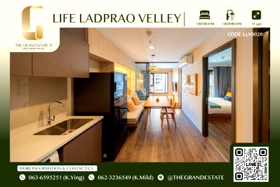 Condos for rent : ⭐️Life Ladprao Valley⭐️Nice decoration,Nice view,Fully furnished,Best price!!!