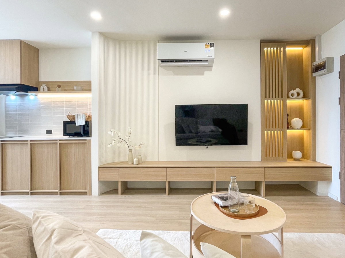 รูป ให้เช่าคอนโดห้องสวย แต่งสไตล์มินิมอล ห้องกว้าง 66 ตรม. 2 นอน 1 น้ำ ใกล้ รพ.เชียงใหม่ เพียง 200 ม. - รูปที่ 2/18