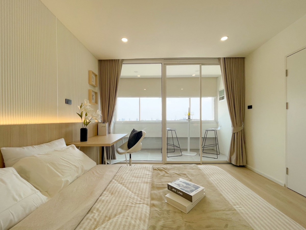รูป ให้เช่าคอนโดห้องสวย แต่งสไตล์มินิมอล ห้องกว้าง 66 ตรม. 2 นอน 1 น้ำ ใกล้ รพ.เชียงใหม่ เพียง 200 ม. - รูปที่ 6/18