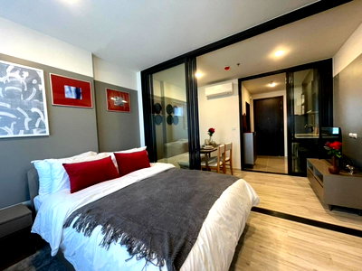 คอนโดให้เช่า :  Rds-3733  ให้เช่าคอนโด  XT Huaikhwang  นัดชมห้อง 👉line : @propertybkk1