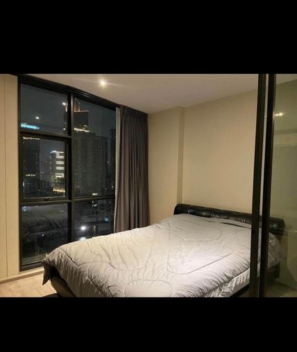 RHE112 Condo for rent, Rhythm Sukhumvit 63, 12th floor, size 35 sq m, 1 bedroom, 1 bathroom, 25,000 baht, 064-959-8900