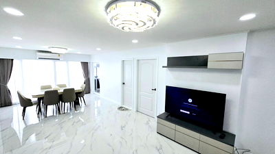 Condos for rent Market Village Suvarnaphumi : Nouvelle Condominium for rent (Thana City) 2 Bedrooms, 2 Bathrooms Newly renovated, fully furnished with appliances + high-speed internet + parking