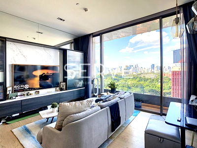 คอนโดให้เช่า : 1 นอน มีอ่าง ห้องสวย วิวสวนลุมพินี สวยมาก บนทำเลดีๆ กับคอนโดหรู ใกล้ MRT สวนลุมพินี 400 ม. ที่คอนโด Saladaeng One / ให้เช่าคอนโด