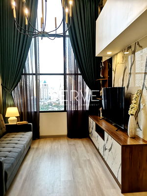 Condos for rent : Duplex 1 Bed 1 Work Room 1 Living Room 44 sq.m. Nice Room Close to BTS Chong Nonsi 600 m. at Knightsbridge Prime Sathorn Condo / For Rent