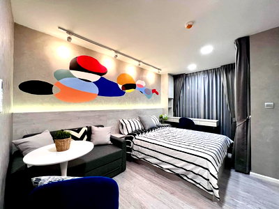 เช่าคอนโด MRT ศรีเอี่ยม : ให้เช่า แอทโมซ ทรอปิคาน่า บางนา  มีเฟอร์นิเจอร์+เครื่องใช้ไฟฟ้าครบ