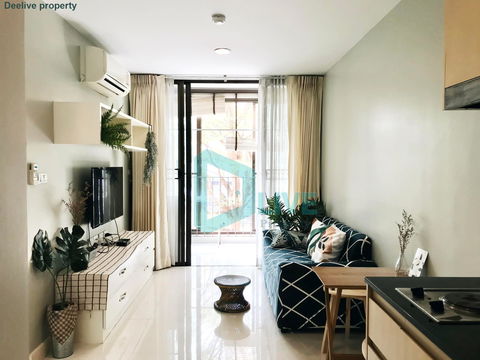 DL1084844 Condo for rent, IDEO Blucove Sathorn near BTS Wongwian Yai, ready to move in, call urgently 0656133286 LineID @897iyzll