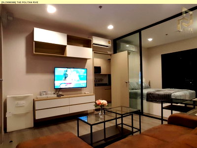 คอนโดให้เช่า : DL23090369 ให้เช่าคอนโด เดอะ โพลิแทน รีฟ (The Politan Rive) ใกล้ MRT พระนั่งเกล้า พร้อมเข้าอยู่ โทรด่วน 0614453194 LineID @952jdxxk